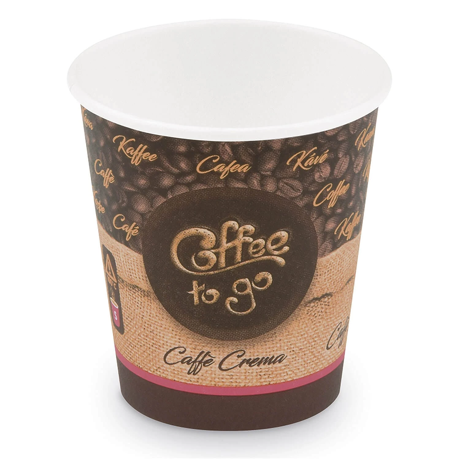 Null 250x Kaffeebecher M 'Coffee To Go' Cappuccino Caffe Lungo 200ml 280ml â Bild 3