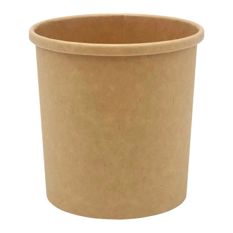 Null Naturesse Suppenbecher Kraftpapier PLA Beschichtet 26 Oz 750 Ml Braun (15532) – Bild 3