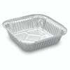 Null 100x Alu-Servierschale Aluschale Menüschale Grillschale 560ml 158x158x34mm