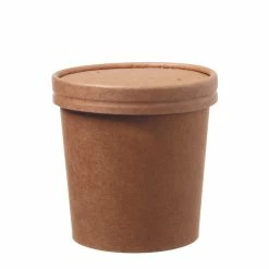 Null Suppenbecher Mit Deckel Pappe 360ml