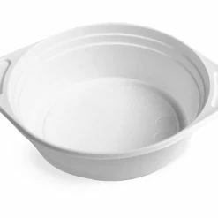 Null 100x Suppenterrine Einweg-Mikrowellenterrine Weiß (PP) 500 Ml