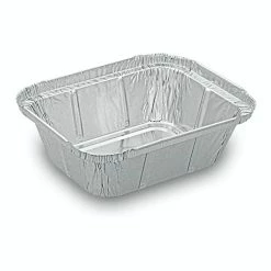 Null 100x Alu-Servierschale Aluschale Menüschale Grillschale 250ml 129x103x34mm