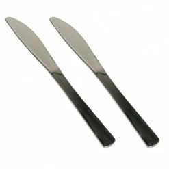 Null 10 Messer Metall Optik