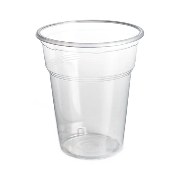 Null PP Ausschankbecher Transparent 16 Oz/450 Ml 0,4 L Füllstrich – Bild 3