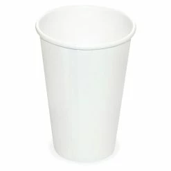 Null 50x Heiß- Und Kaltgetränkebecher Pappbecher Weiß 250ml 330ml Ø 80mm