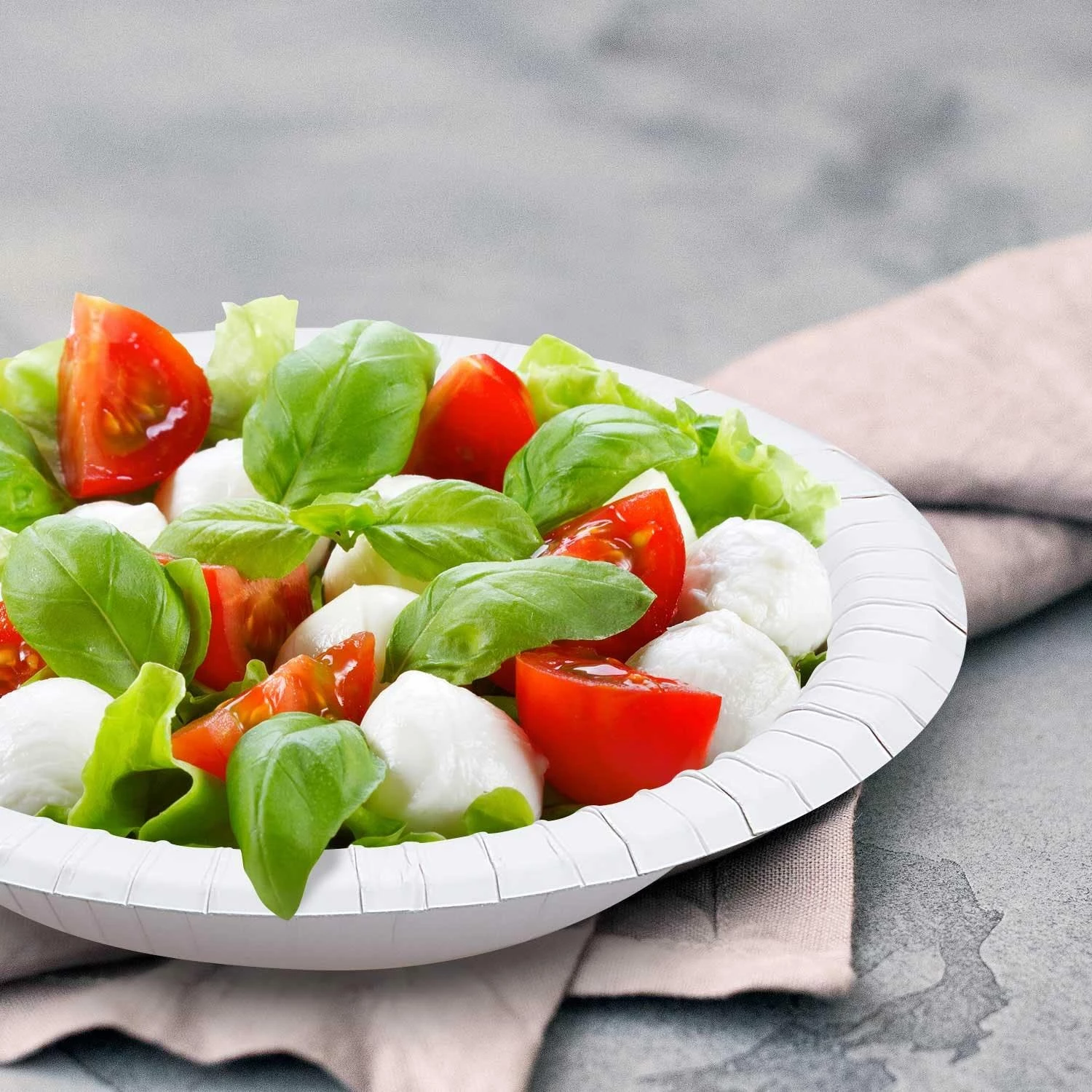 Null 100x BIONATURE Pappschale Weiß Rund Ø 20 Cm 480ml Recycling – Bild 6