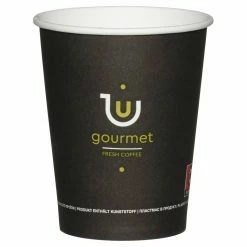 Null 100x Kaffeebecher CoffeeToGo Pappbecher Design GOURMET Fresh Coffee 200ml