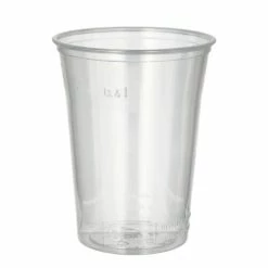 Null 1200 Plastikbecher (PS) 0,4 L Ø 9,5 Cm · 12 Cm Klar Mit Schaumrand