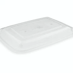 Null 250x Domdeckel Klar Für Mikrowellenschalen 'L' - 25x18,5x2cm