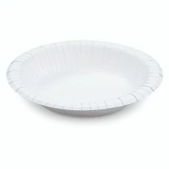 Null 50x BIONATURE Pappschale Weiß Rund Ø 20 Cm 480ml Recycling