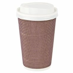 Null 100x Premium Doppelwand Kaffeebecher CoffeeToGo Mit Trinkdeckel 400/510ml