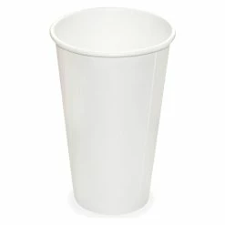 Null 250x Heiß- Und Kaltgetränkebecher Pappbecher Weiß 400ml 510ml Ø 90mm