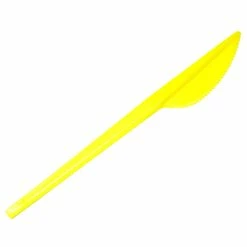 Null 20 Party-Messer Plastik Gelb