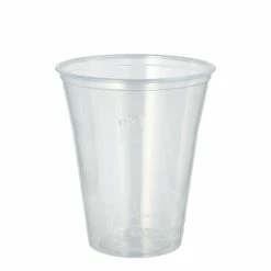 Null 1200 Plastikbecher (PS) 0,3 L Ø 9,5 Cm · 11 Cm Klar Mit Schaumrand