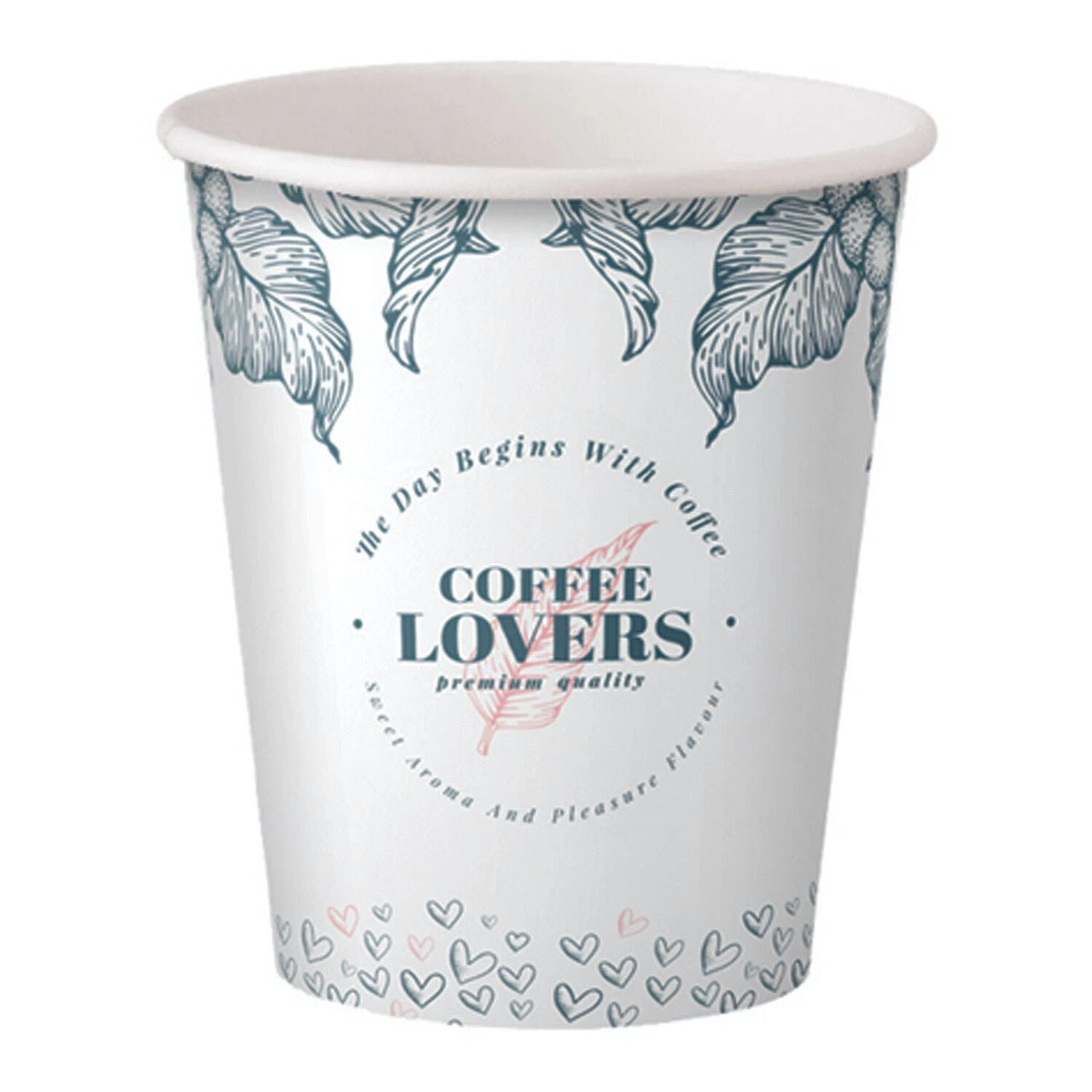 Null 50x Kaffeebecher CoffeeToGo Doppelwand LPappbecher NEW COFFEE LOVERS 400ml – Bild 4