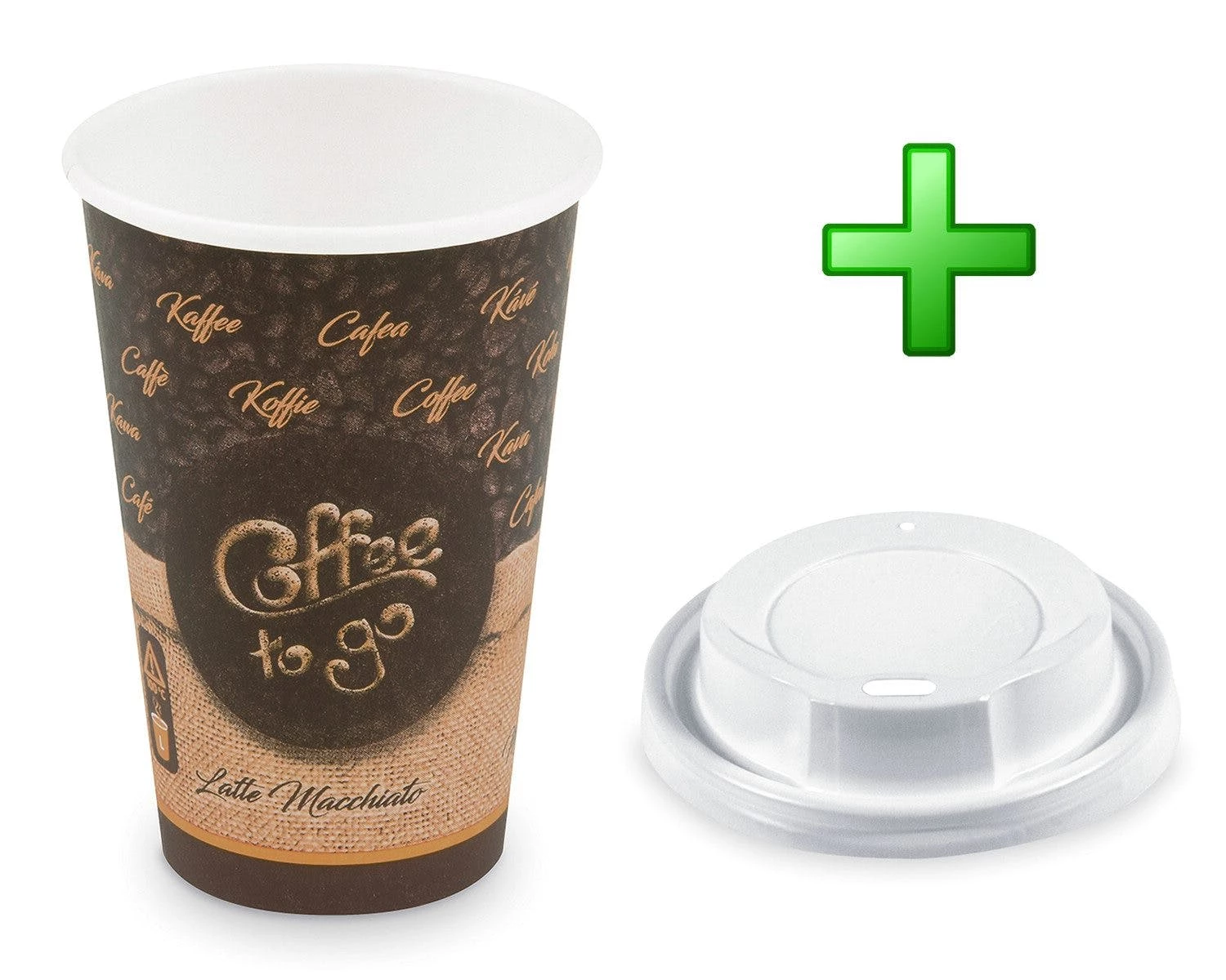 Null 50x Kaffeebecher L 'Coffee To Go' Mocaccino Cappuccino Melange 250ml 330ml – Bild 4