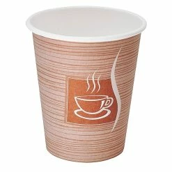 Null 100x Kaffeebecher Pappbecher KAFFEEPAUSE Beschichtet 200 Ml 270 Ml