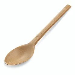 Null 200x BIONATURE Löffel Braun 17 Cm Bis 100°C Aus Bio-Komposit