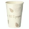 Null 80x BIO Heißgetränke Trinkbecher Coffee To Go Unbeschichtet Taupe 180ml