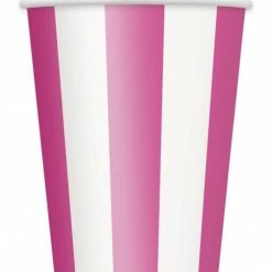 Null Rosa Streifen 6 Becher