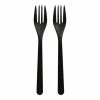 Null 1000 Gabeln (Mehrweg), Bio-PP, 18,5 Cm, Schwarz, Extra Stabil