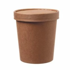 Null Suppenbecher Mit Deckel Pappe 480ml