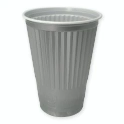 Null 800x Automatenbecher Thermobecher Heißgetränkebecher Silber/weiß 180ml