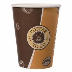 Null 50x Kaffeebecher Topline "Coffee To Go" Pappe Beschichtet 12oz. 300 Ml