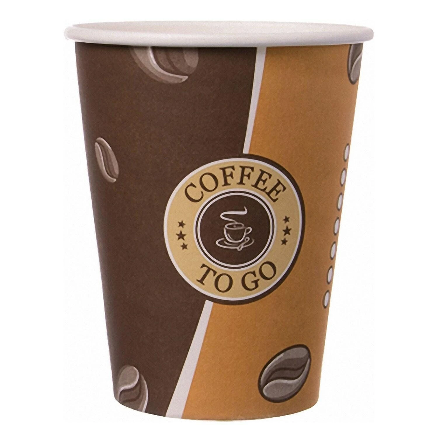 Null 50x Kaffeebecher Topline "Coffee To Go" Pappe Beschichtet 12oz. 300 Ml