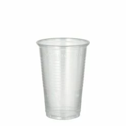 Null 1600 Plastikbecher (PP), 0,2 L Transparent Einwegbecher