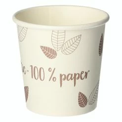 Null 80x BIO Heißgetränke Trinkbecher Coffee To Go Unbeschichtet Lila 100ml