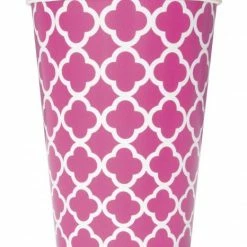 Null 6 Becher Quatrefoil Pink