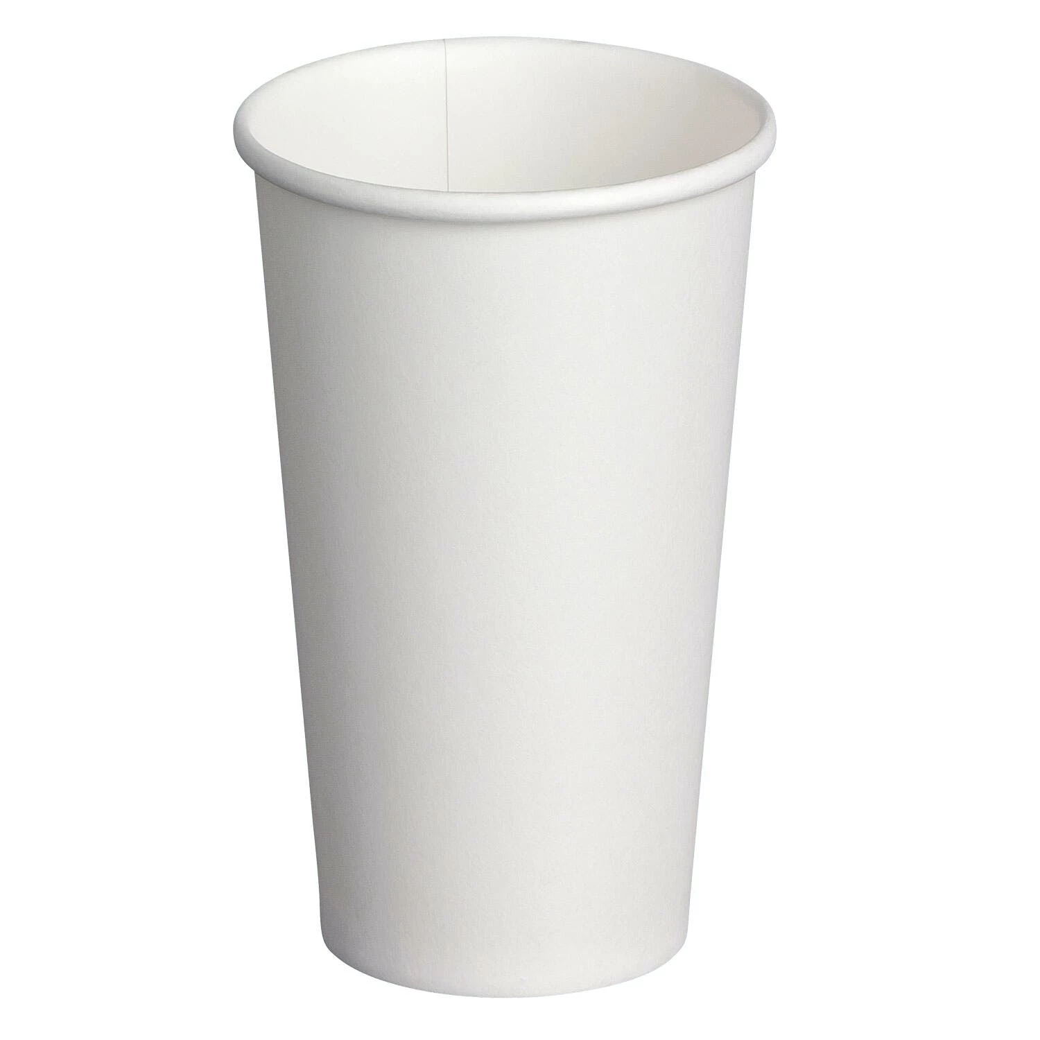 Null 200x Heiß- Und Kaltgetränkebecher Pappbecher Weiß 500ml 600ml XXL 20oz – Bild 2