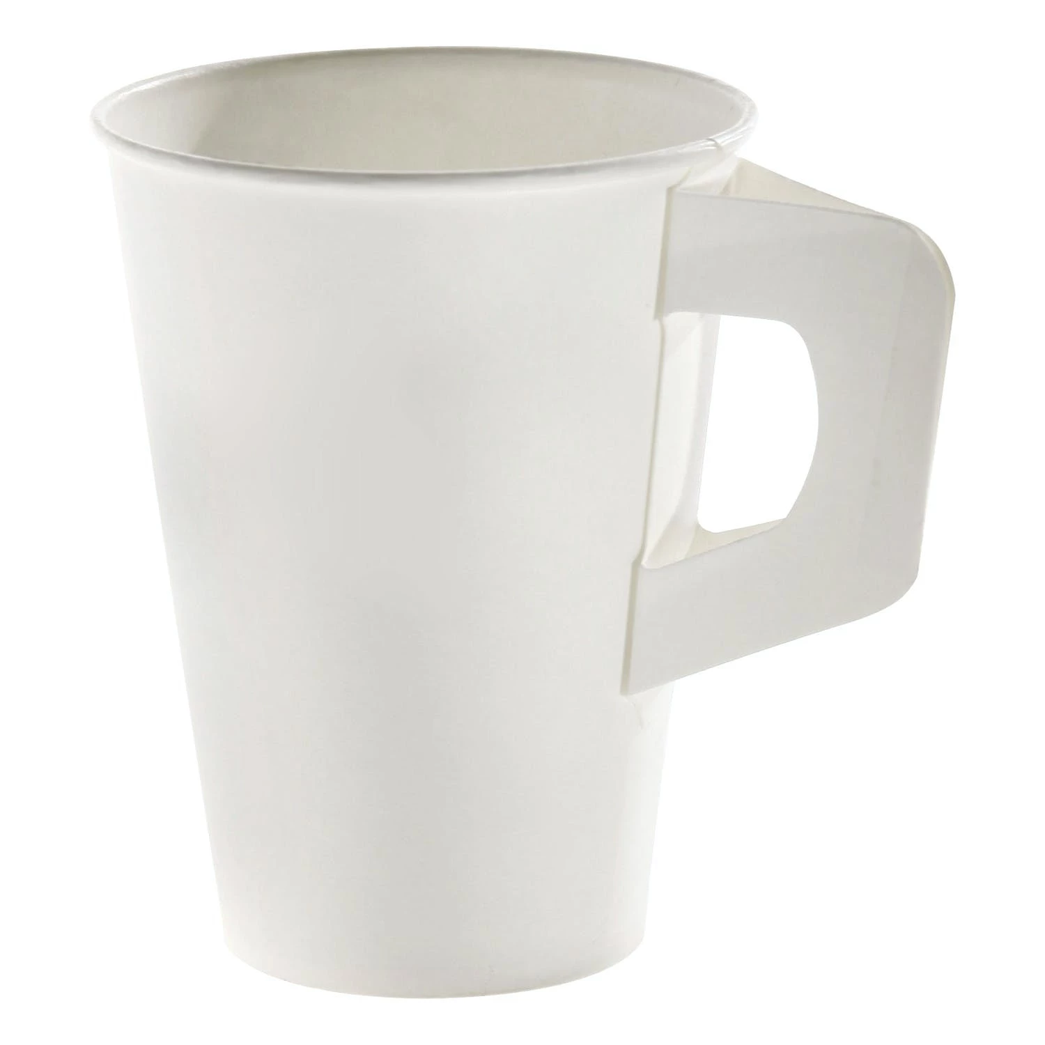 Null 80x Henkelbecher Kaffeebecher Weiß Pappe Beschichtet 180 Ml – Bild 5