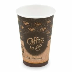 Null 250x Kaffeebecher L 'Coffee To Go' Mocaccino Cappuccino Melange 250ml 330ml