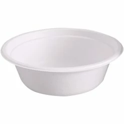 Null NATURE Star Zuckerrohr-Schale, Rund, 370 Ml, Weiß