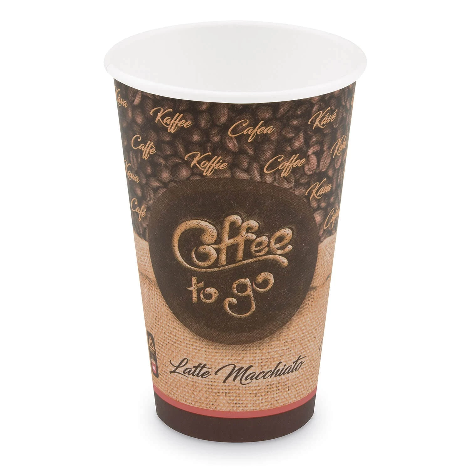 Null 500x Kaffeebecher XL 'Coffee To Go' Latte Macch Mit Trinkdeckel 400ml 510ml – Bild 4