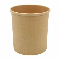 Null Naturesse Suppenbecher Kraftpapier PLA Beschichtet 32 Oz 950 Ml Braun (15533)