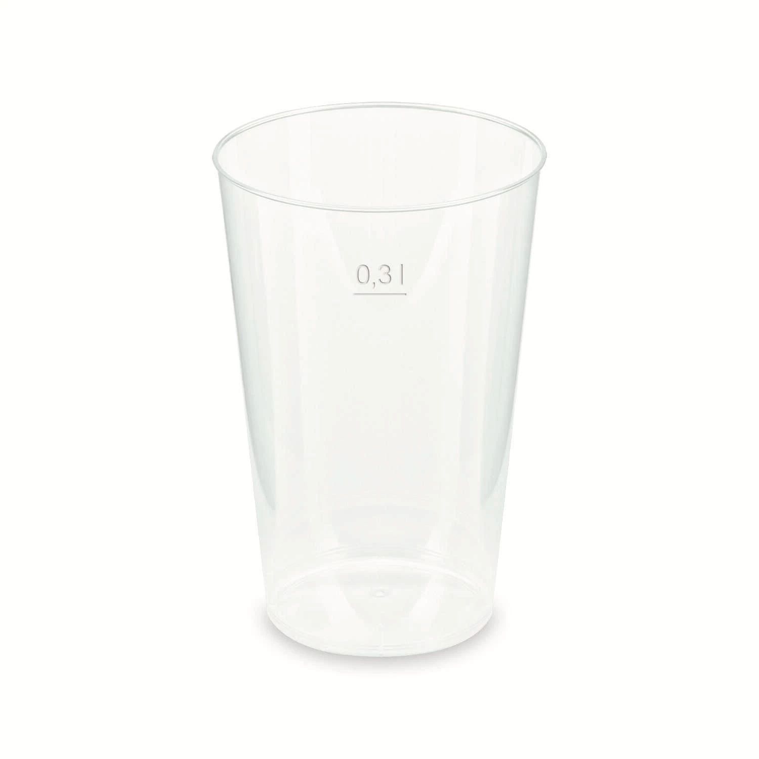 Null 125x Mehrwegbecher Pfandbecher Cocktail PP Klar Eichstrich 0,2 L Ø 7 Cm – Bild 2