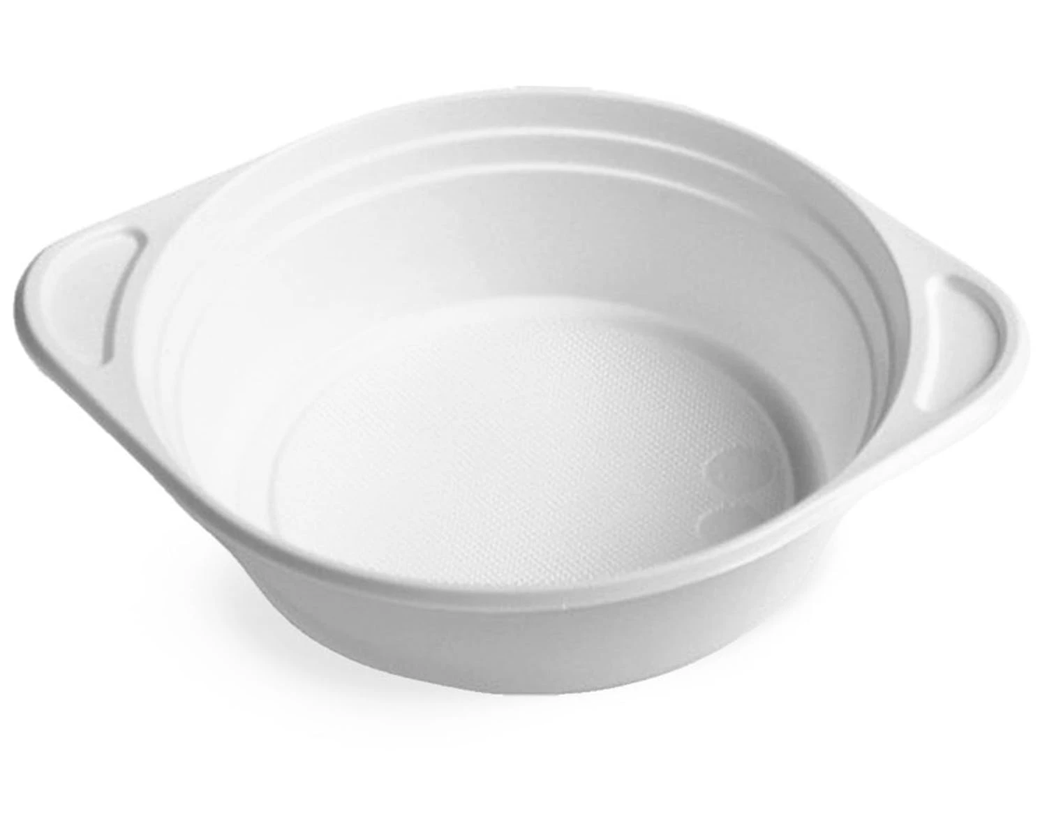 Null 500x Suppenterrine Einweg-Mikrowellenterrine Weiß (PP) 500 Ml