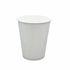 Null 2500x Trinkbecher Pappe 0,15 L Weiß