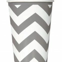 Null 6 Becher Zickzack Silber