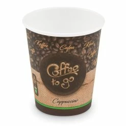 Null 250x Kaffeebecher M 'Coffee To Go' Cappuccino Caffe Lungo 200ml 280ml