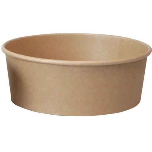 Null 300x Salatschale Kraftpapier Ø 18,5 Cm 1.000 Ml Braun – Bild 4